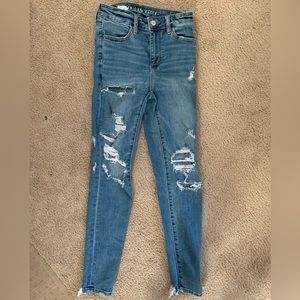 American Eagle Skinny Jegging Jeans Size 0 Short